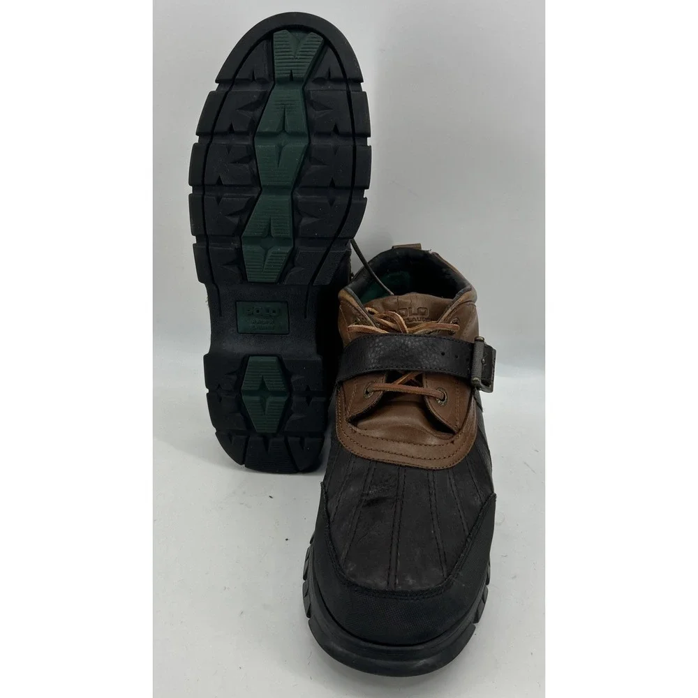 Polo Ralph‎ Lauren Dover III Lace Up Boots With Buckle Men's Size 13D
